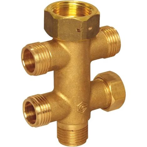 Flamco Distributore a 5 vie DN15 ghiera G3/4 - 5 x G1/2 AG, M1390440