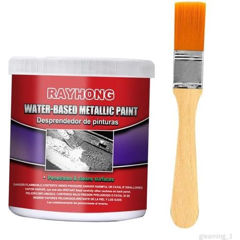 Convertisseur de rouille de peinture antirouille en métal avec brosse pour garde-corps agricoles Marine (1/4)