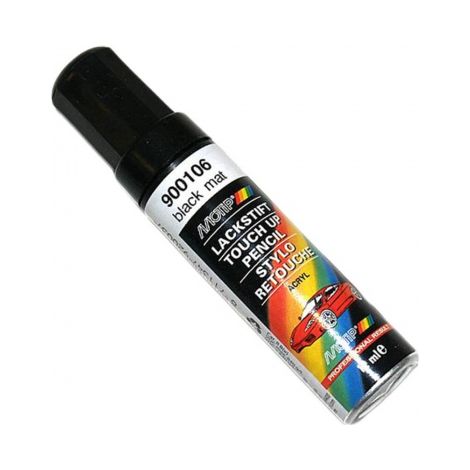 Motip Lack-Stift Schwarz matt 12ml 900106