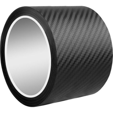 Carbon Folie Matt Schwarz 10cm x 3m Selbstklebend Kratzfest Lackschutz (1/5)