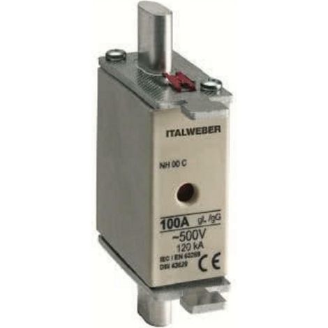 Italweber fusibile nh00c kombi gg 25a 500v 1500625
