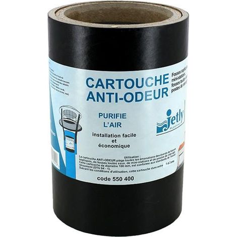 Cartucho anti-olor diámetro 100 fosas sépticas