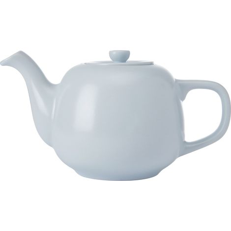 La Cafetière Teiera classica in azzurro, teiera tradizionale con comodo manico e beccuccio antigoccia per 2 tazze, adatta per bustine di tè, facile da pulire, lavabile in lavastoviglie, 650