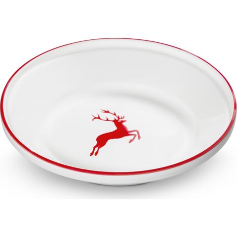 Gmundner Keramik Rubinr. Hirsch, Reifschüssel (Ø 28cm)