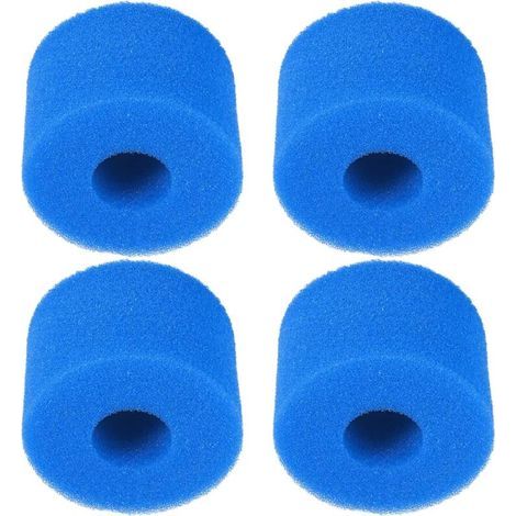 4x Schaumstofffilter Ø10,8x7,3 cm 40PPI Kompatibel mit Intex Purespa S1 Spa Pool Filtration Reinigung (1/5)