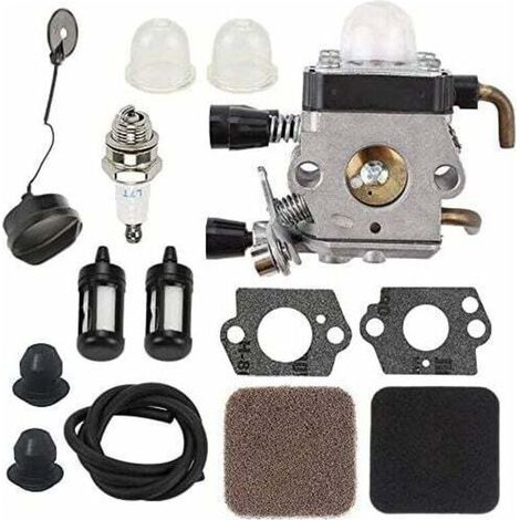 Joint de carburateur Filtre à air Kit de remplacement pour débroussailleuses et taille-haies Contenu complet pour entretien (1/5)