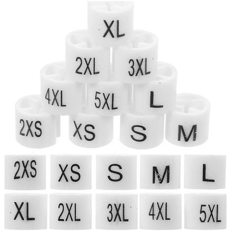 200 Taillenringe aus Kunststoff für Kleidung – 1,00 x 1,00 x 1,00 cm (1/4)