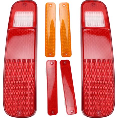 Kit 6 pièces Feux Arrière et Garde-Boue Latéral 2-74f Compatible Ford Econoline Van 1975-1991 (1/5)