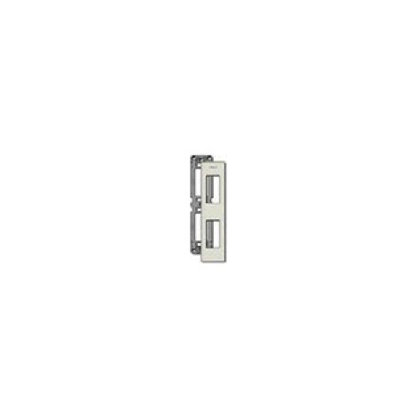 VIMAR - 08952 Plaque + support 2M panneau aluminium clipsable doré