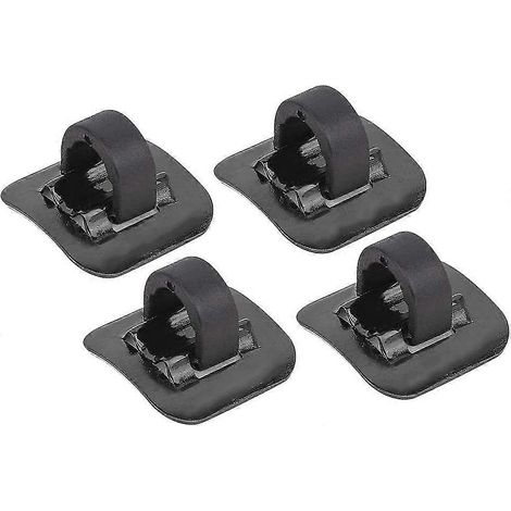 Guide-câble de frein de vélo, clip adaptateur de fixation de type C, adapté aux cadres de VTT et de vélos de route, clip de câble de fixation de vélo (6 pièces, noir) (1/5)