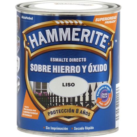 Hammerite Smooth Glossy White Metallic Emaille 0,750L 5094130 (1/2)