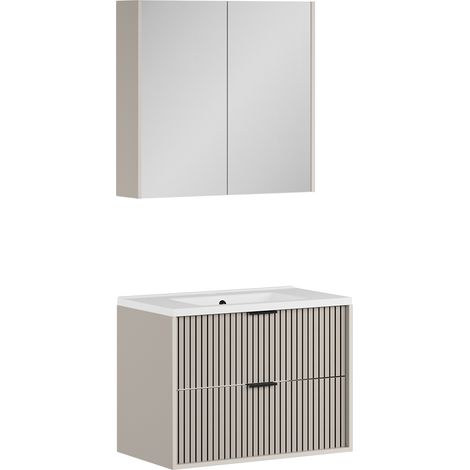 Conjunto de muebles de baño de 3 piezas Ruford, Cachemira, 3 partes, Vicco (1/5)