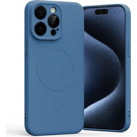 Funda MagSafe Mercury para iPhone 15 Pro Max, color azul