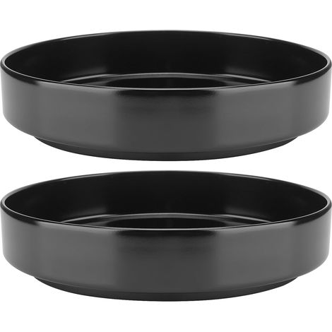 Lot de 2 Plateaux Tournants de Cuisine en Métal à 360°, Porte-Épices Rotatif, Tourniquet à Épices, Organisateur Rond pour Garde-Manger 25 cm (1/5)