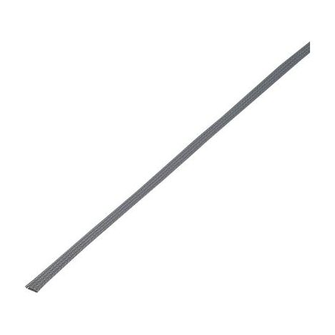 TRU COMPONENTS 1572549 CBBOX0510-GY GUAINA INTRECCIATA GRIGIO PET 5 FINO A 10 MM 10 M
