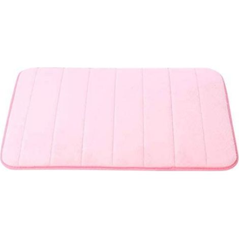 Tapis de bain paillasson 40x60cm tapis de douche antidérapant-absorbant lavable en machine (1/3)