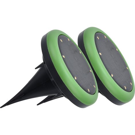 Lampe solaire de jardin LED étanche IP65, éclairage de sol décoratif pour allée, terrasse, cour, jardin de villa, etc. (1/5)