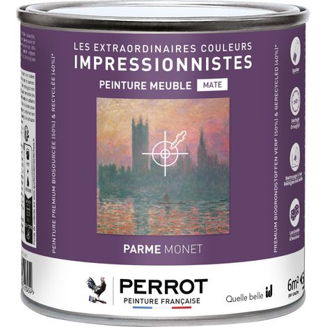 PEINTURE MATE POUR MEUBLE PARME MONET 500ML  - PERROT