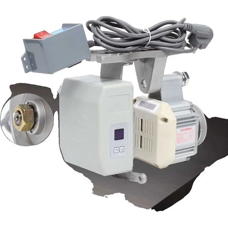 Motor sin escobillas, potencia de salida de 550 W, voltaje de 220 V, funciona hasta 3000 RPM, funcionamiento silencioso, compatible con máquinas de coser industriales. (1/5)