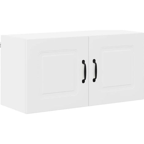 Meuble mural de cuisine,Armoire de cuisine Blanc 80 x 31 x 40 cm Bois d'ingénierie CFW17854 (1/5)