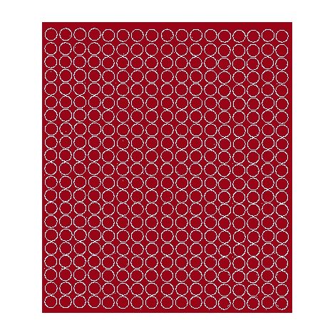 Adesivi circolari da 1 cm, adesivi a pois, 357 pezzi, rosso scuro lucido