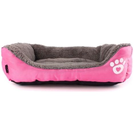 BUNTHAUS Coussin panier maison hiver chaud pour chien chat animaux rose (1/4)