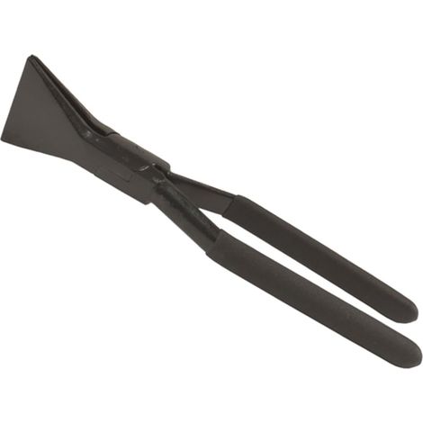 Pince à tôle – Outils de tôle, pince bord en acier au carbone  Ensemble pinces bords pliables avec poignée caoutchouc antidérapant, outil multifonction pour travaux - TD110-60 straight head (1/5)