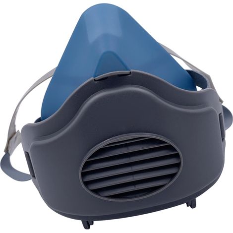 Masque anti-poussière réutilisable demi-visage KN95 avec filtre en coton, idéal pour l'industrie, la protection contre la poussière, le meulage, la décoration et les mines de charbon. (1/2)