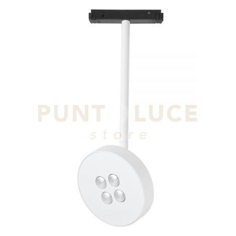 JESI SP - PROIETTORE LED PER BINARIO 48V BIANCO REGOLABILE 3000K 915LM 12W