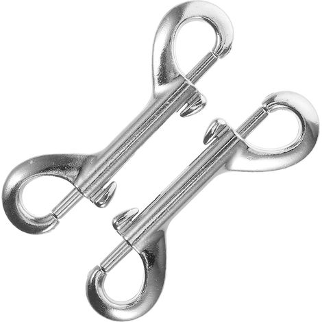 de collier pour chien à double extrémité de 88 mm mousqueton