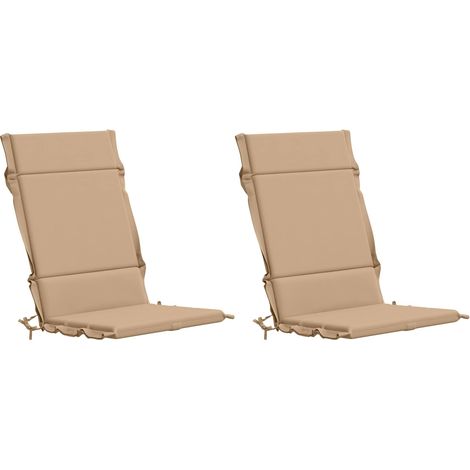 Cojines para Sillas de Respaldo Alto en 2 Piezas GEMERT 2 pcs vidaXL