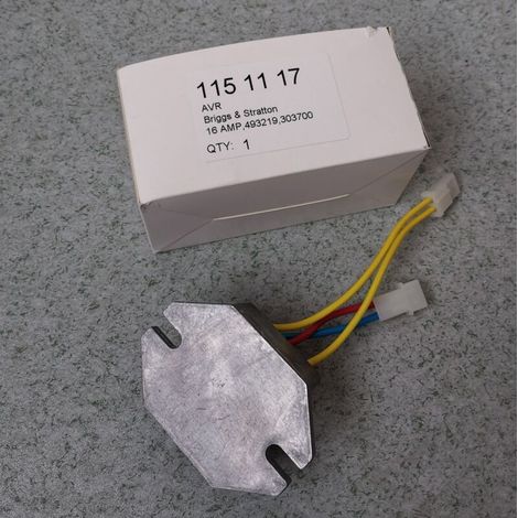 Régulateur de tension AVR Briggs & Stratton 16 AMP 493219, 303700, régulateur de tension de générateur, stabilise la tension de sortie.