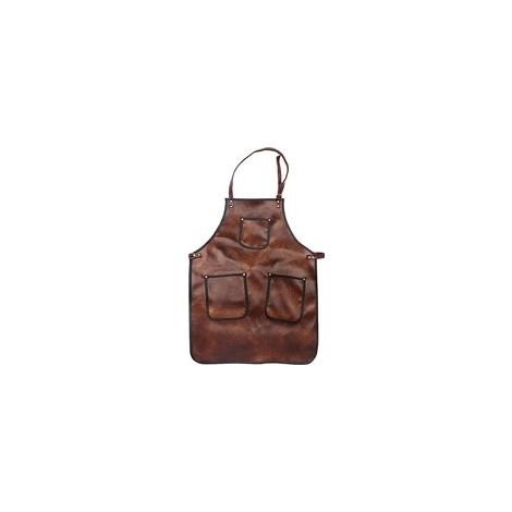 Grembiule in pelle impermeabile con tasche e cinghie incrociate, perfetto per cucinare, grigliare, preparare dolci, acconciare i capelli e lavorare come barista. - Crezuo