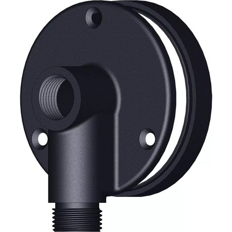 Applique pour robinet de jardin à visser Mâle 1/2" (15/21) pour raccordement cuivre protégé du gel - Coloris Anthracite - Anquier