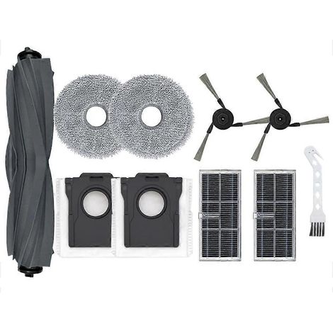 Ersatzteile für den Dreame X40 Ultra / X40 Pro Ultra Saugroboter: Hauptseitenbürste, HEPA-Filter, Staubbeutel (1/5)