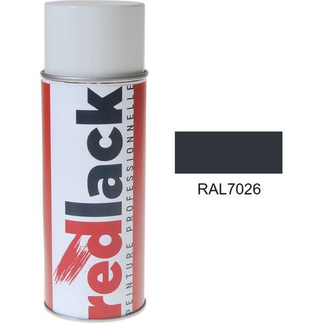 Bomboletta di Vernice spray 400ml – RAL 7026 – Grigio granito – opaca – multisupporto – Redlack