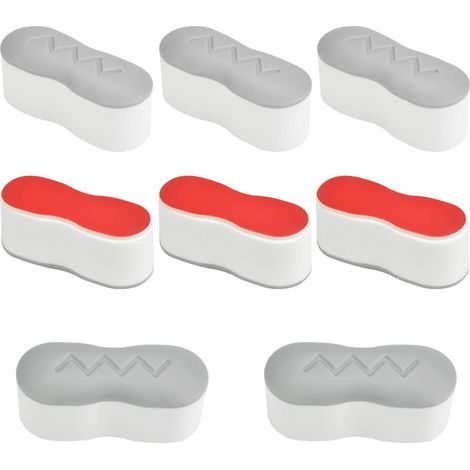 8 almohadillas protectoras para asiento de inodoro de 4,5 x 1,8 x 2 cm. Almohadilla adhesiva universal para asiento de inodoro, ideal para el hogar, hoteles y restaurantes. (1/5)