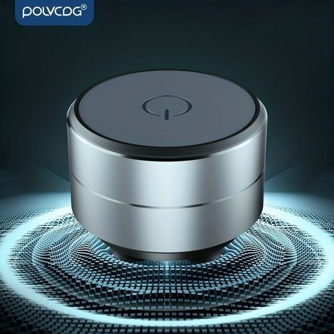 Altavoz inalámbrico de conducción ósea ultraligero - Estuche de emparejamiento doble - Regalo ideal para Navidad, Acción de Gracias, cumpleaños, blanco (1/5)
