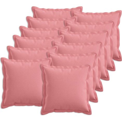 Cuscino con cuscino HOUTEN 12 pz Rosa Lino vidaXL (1/5)