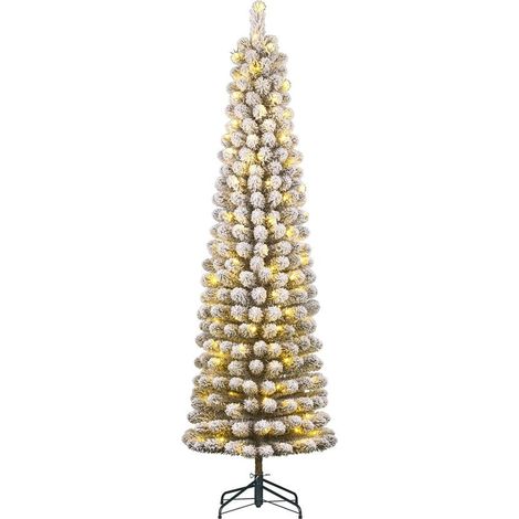 Black Box Trees Sapin de Noël artificiel illuminé Vert H260xl63xL63cm (1/3)