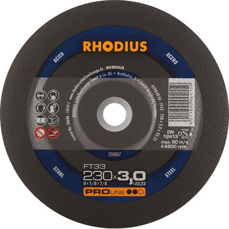 Disk Coppettazione Ft33 X 3,0 Millimetri Rodio 230 (25)