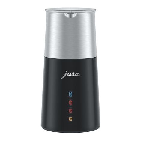 Mousseur à lait - JURA - Hot & Cold - 360 ml - Noir / Inox