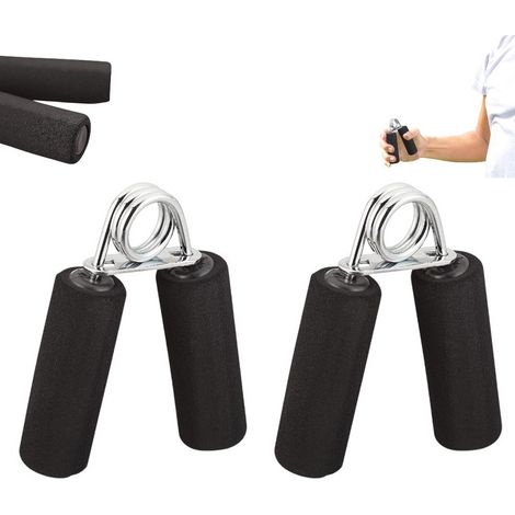 stuks - Grip Trainer - Handtrainer - Handgripper - Hand gripper - grip - Onderarm trainer - Buigveer – Grip Trainer - Vinger - zwart - Hand spier - Fitness - Vingertraining (1/5)