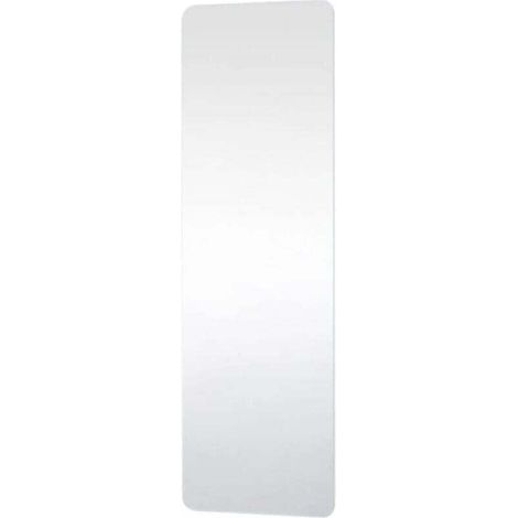 Leicht abnehmbarer, selbstklebender Spiegel, schlagfeste Spiegelplatte aus PET-Harz, wandmontierter Sicherheitsspiegel für die Inneneinrichtung (H 150 x B 50 cm)