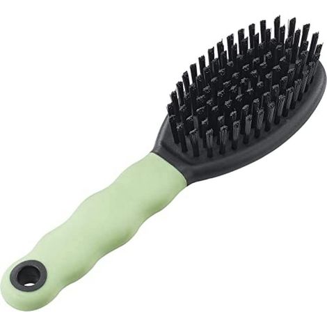 Ferplast Spazzola per Gatti - Setole Morbide - Impugnatura Ergonomica Morbida - Misura S, Verde (1/3)