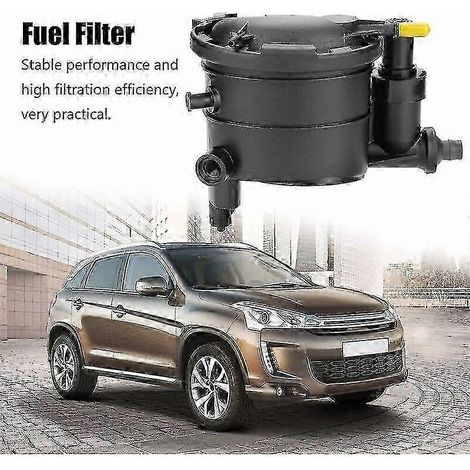 Kraftstofffilter + Gehäuse - kompatibel mit Peugeot 206 Xsara Berlingo 306 Expert Partner 1.9D DW8 FC446 191144Aleko Edition 0619
