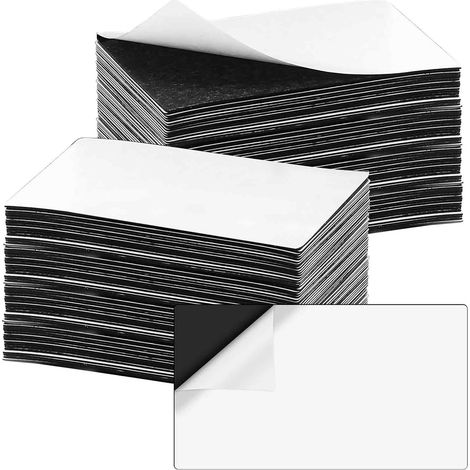 Pads Adhésifs Double Face - Mousse Épaisseur 3 mm - Dimensions 50 x 30 mm - Pour Fixation Robuste sur Bois Métal Verre Plastique - 50 Pièces (1/5)
