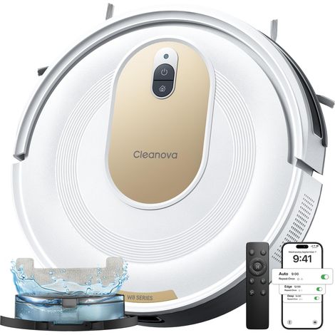 Robot Aspirateur Laveur 5000Pa, Compact, Ultra-Fin 7,8 cm (1/5)
