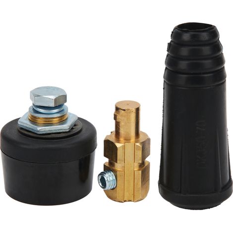 Connecteur rapide fiche femelle et prise mâle pour câble de soudure électrique, accessoires de raccordement type A 50-70 (1/5)