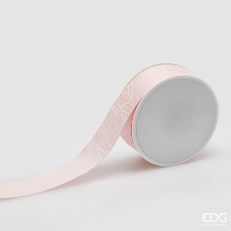 EDG Enzo De Gasperi Nastro Linee H 4 Cm L 20 Mt Pink